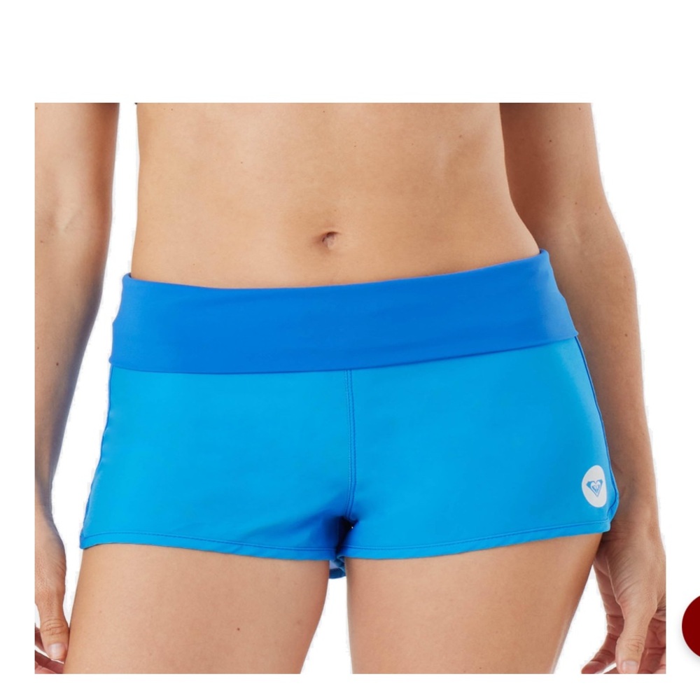 Roxy’s Small Women Swim Stretchy Board Shorts with UPF 50+ 2” Rolldown Seam